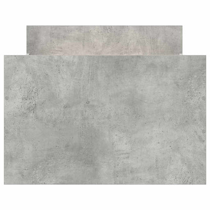 Bed Frame without Mattress Concrete Grey 90x200 cm