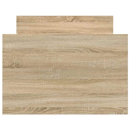 Bed Frame without Mattress Sonoma Oak 90x190 cm Single
