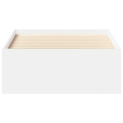 Bed Frame without Mattress White 90x200 cm
