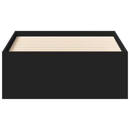 Bed Frame without Mattress Black 75x190 cm Small Single Small Single