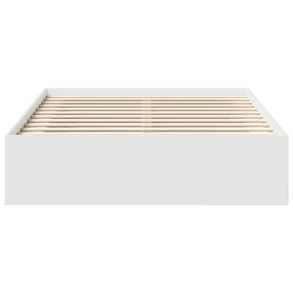 Bed Frame without Mattress White 120x200 cm
