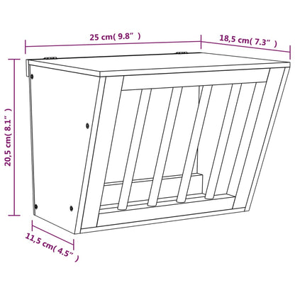 Rabbit Hay Feeder 25x18.5x20.5 cm Solid Wood Fir