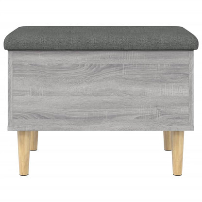 Storage Bench Grey Sonoma 62x42x46 cm Engineered Wood