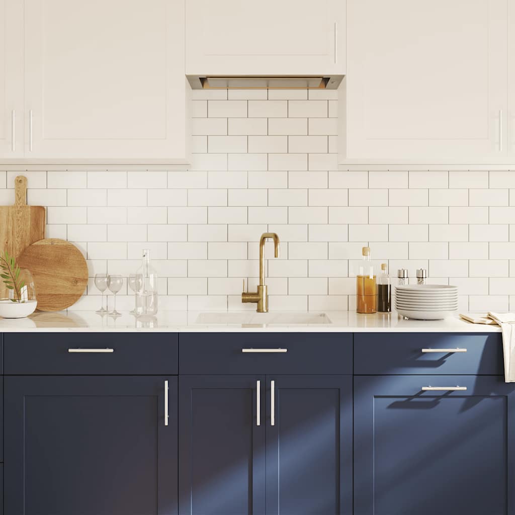 Cabinet Handles 10 pcs Silver 96 mm Stainless Steel