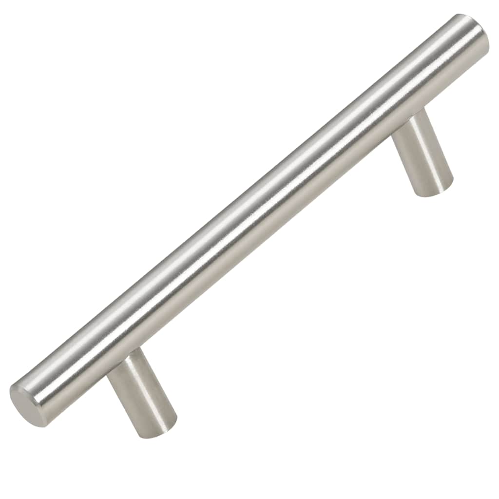 Cabinet Handles 10 pcs Silver 96 mm Stainless Steel