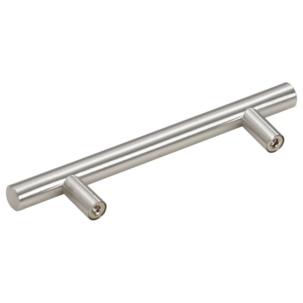 Cabinet Handles 10 pcs Silver 96 mm Stainless Steel