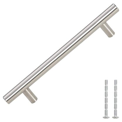 Cabinet Handles 10 pcs Silver 128 mm Stainless Steel