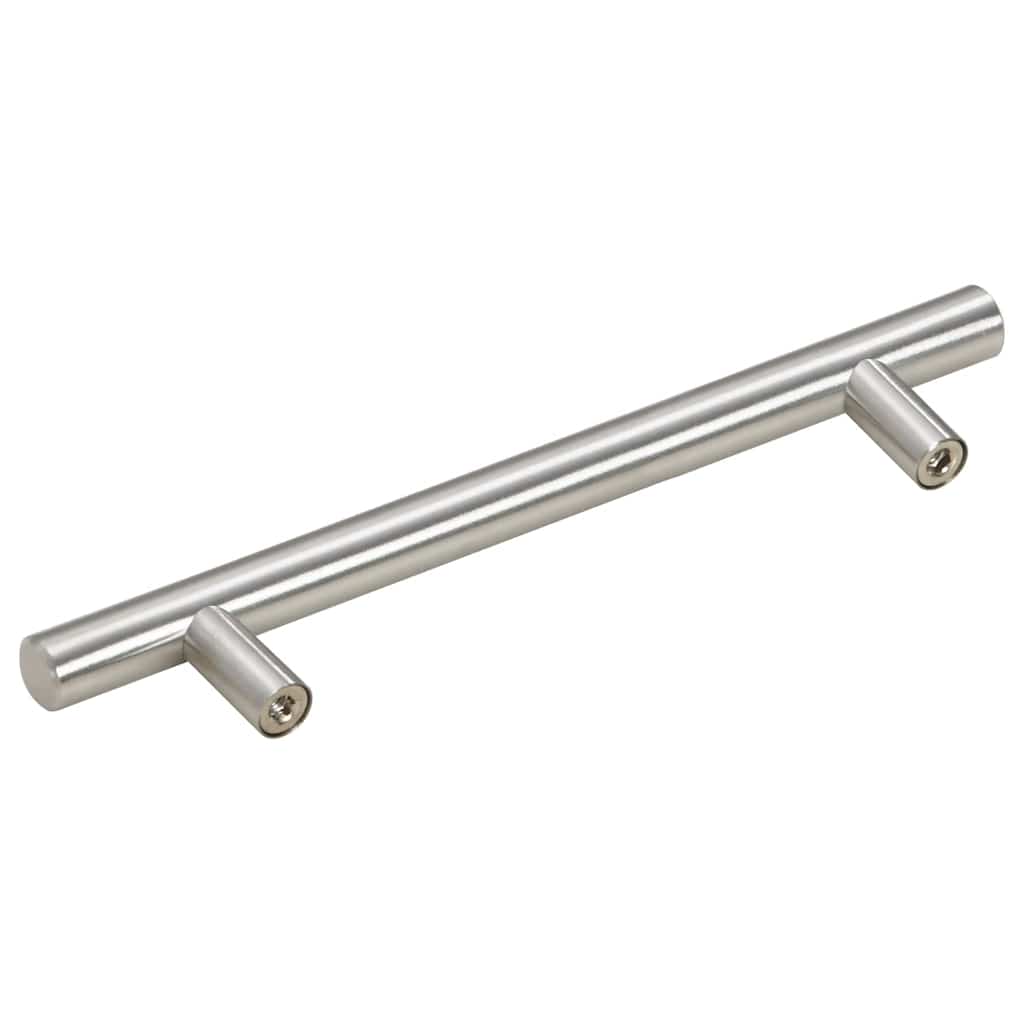 Cabinet Handles 10 pcs Silver 128 mm Stainless Steel