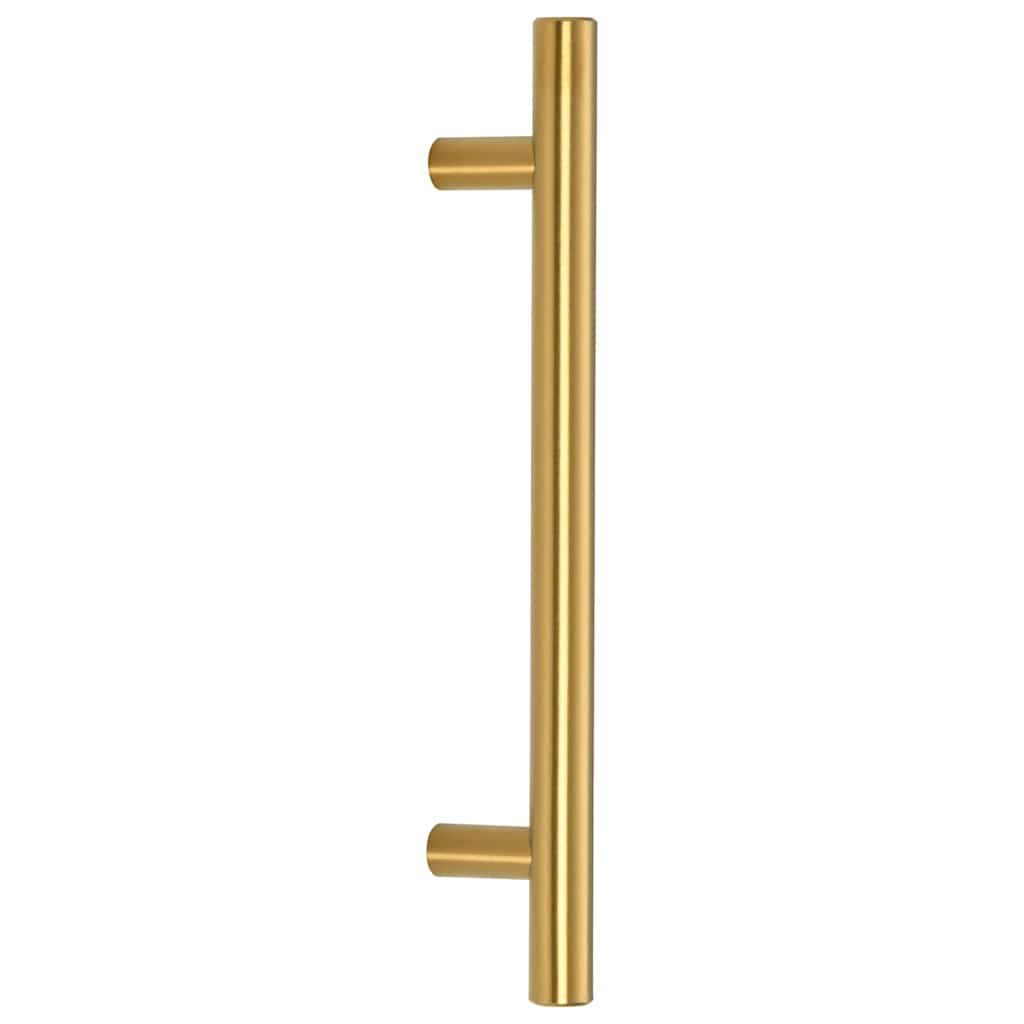 Cabinet Handles 10 pcs Gold 128 mm Stainless Steel