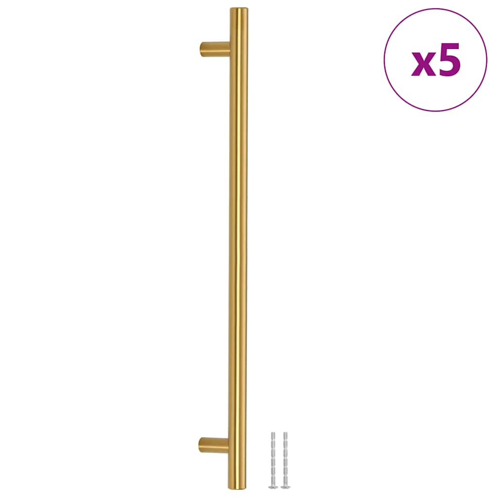 Cabinet Handles 5 pcs Gold 320 mm Stainless Steel