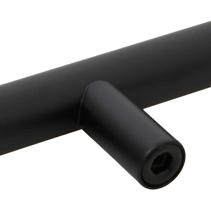 Cabinet Handles 10 pcs Black 64 mm Stainless Steel