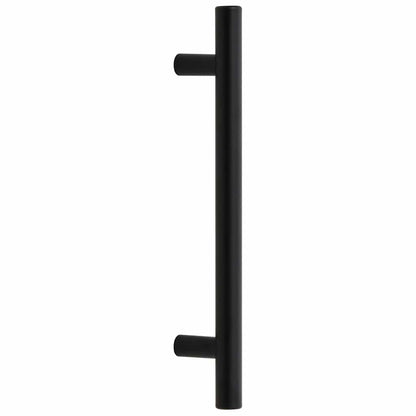 Cabinet Handles 10 pcs Black 128 mm Stainless Steel