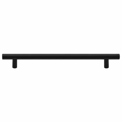 Cabinet Handles 5 pcs Black 192 mm Stainless Steel