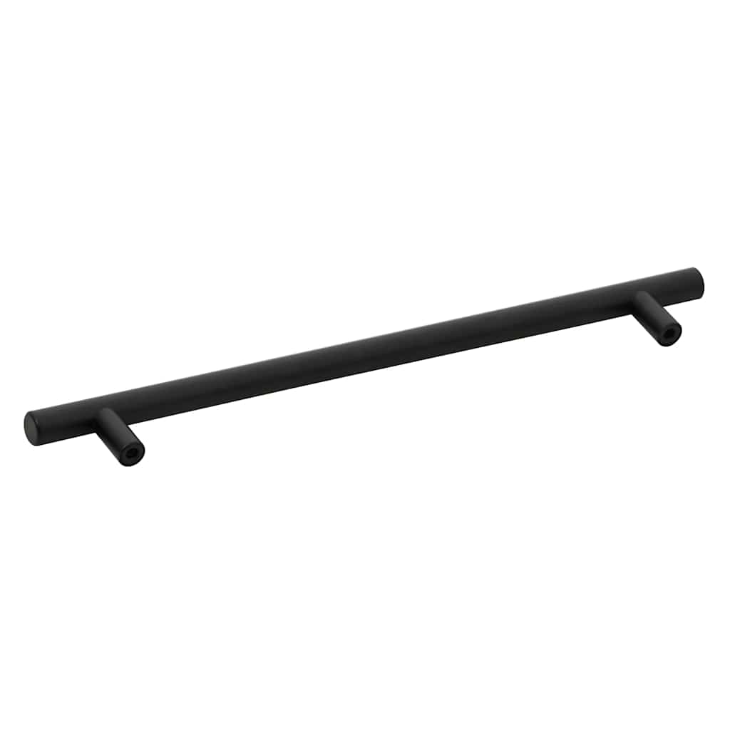 Cabinet Handles 5 pcs Black 224 mm Stainless Steel