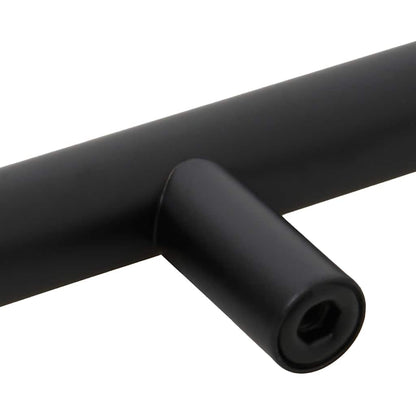 Cabinet Handles 5 pcs Black 224 mm Stainless Steel