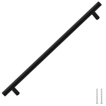 Cabinet Handles 5 pcs Black 320 mm Stainless Steel