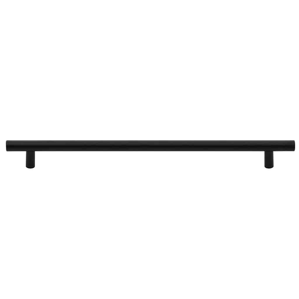 Cabinet Handles 5 pcs Black 320 mm Stainless Steel