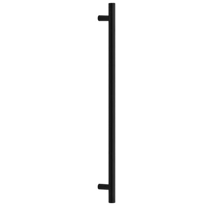 Cabinet Handles 5 pcs Black 480 mm Stainless Steel