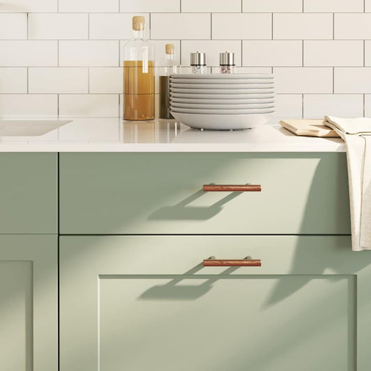 Cabinet Handles 10 pcs Bronze 64 mm Stainless Steel