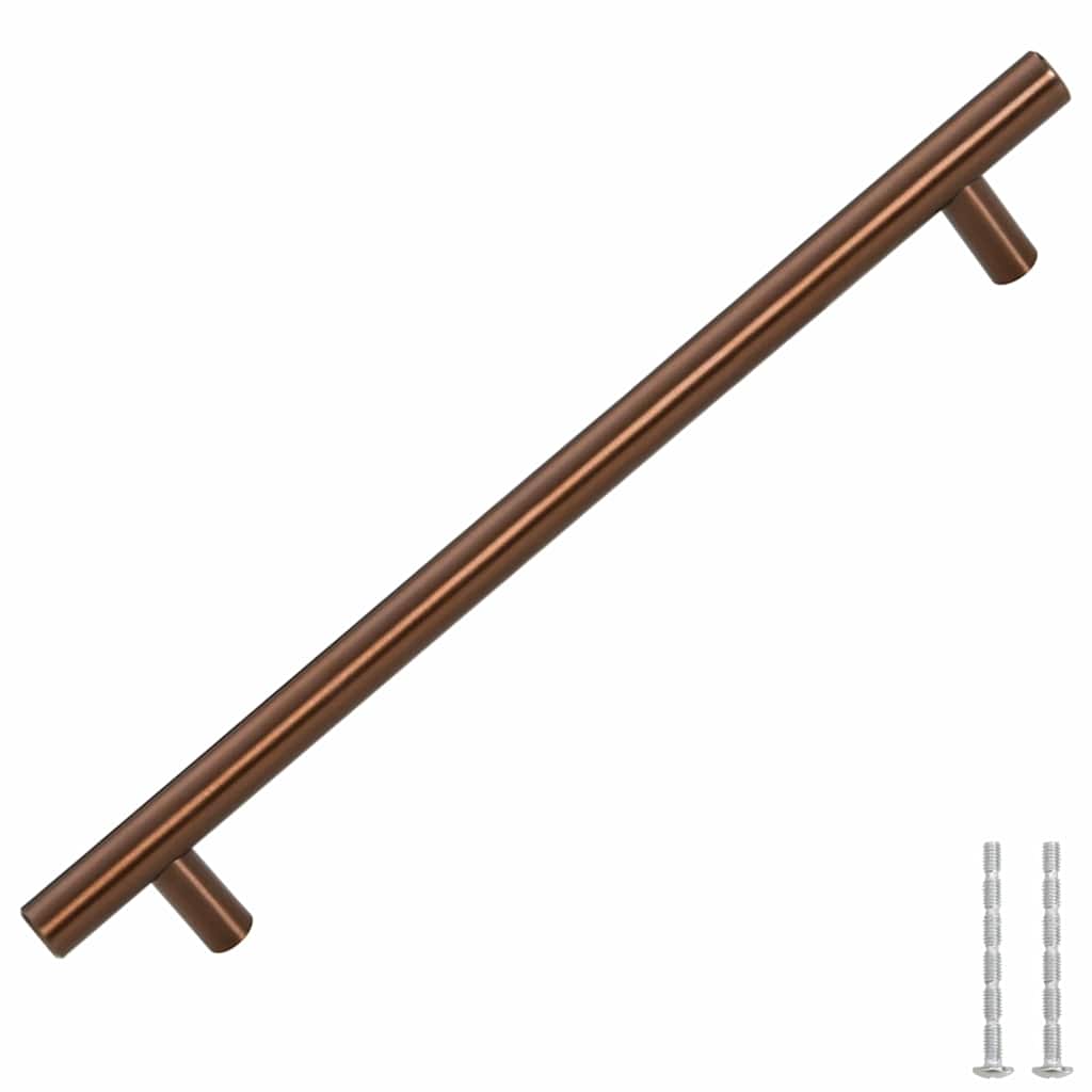 Cabinet Handles 5 pcs Bronze 192 mm Stainless Steel