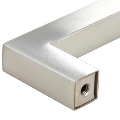 Cabinet Handles 10 pcs Silver 128 mm Stainless Steel