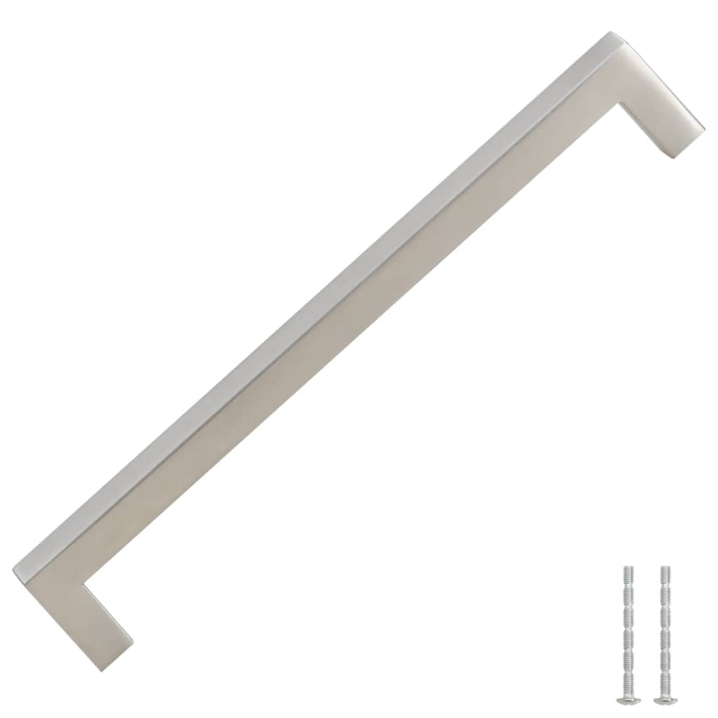 Cabinet Handles 5 pcs Silver 192 mm Stainless Steel