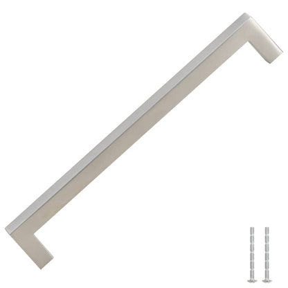Cabinet Handles 5 pcs Silver 192 mm Stainless Steel