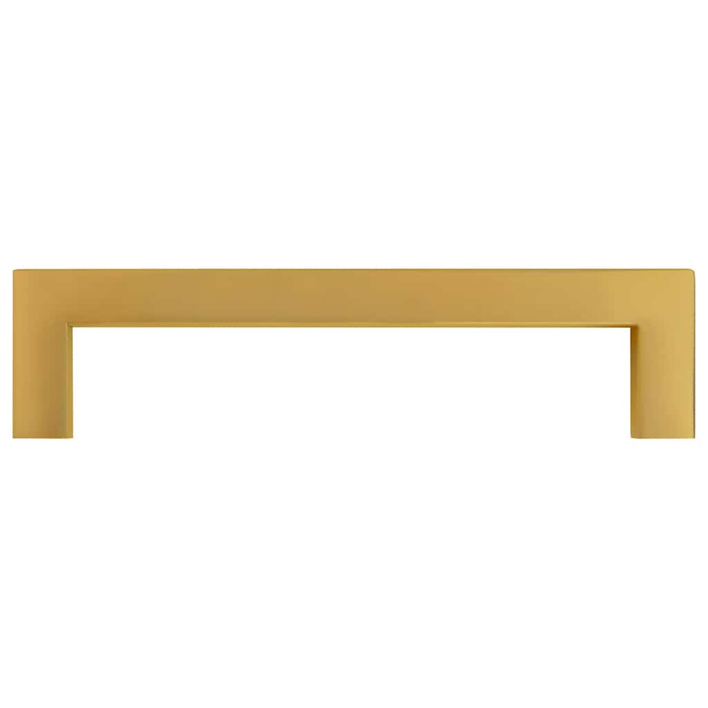 Cabinet Handles 10 pcs Gold 128 mm Stainless Steel