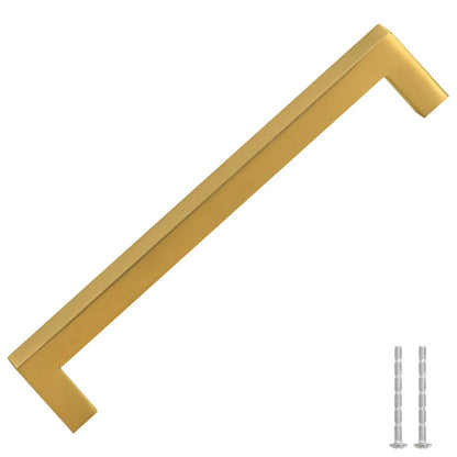 Cabinet Handles 10 pcs Gold 160 mm Stainless Steel