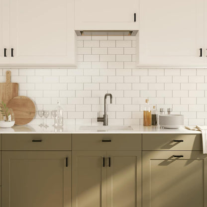 Cabinet Handles 10 pcs Black 64 mm Stainless Steel