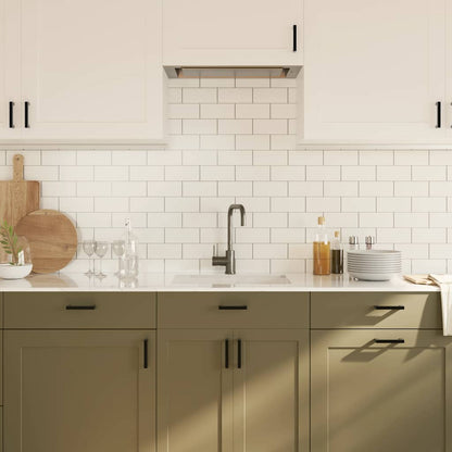 Cabinet Handles 10 pcs Black 96 mm Stainless Steel