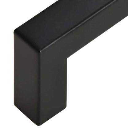 Cabinet Handles 5 pcs Black 224 mm Stainless Steel