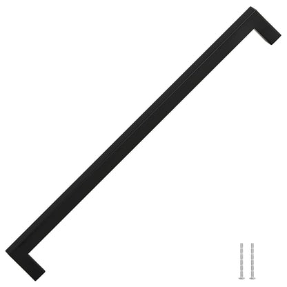 Cabinet Handles 5 pcs Black 320 mm Stainless Steel