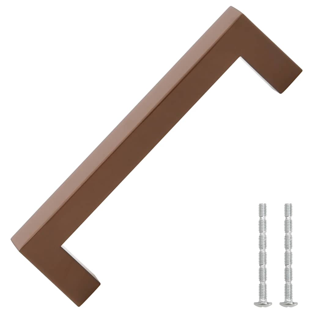 Cabinet Handles 10 pcs Bronze 128 mm Stainless Steel
