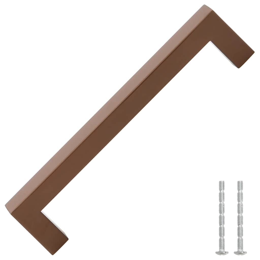 Cabinet Handles 10 pcs Bronze 160 mm Stainless Steel