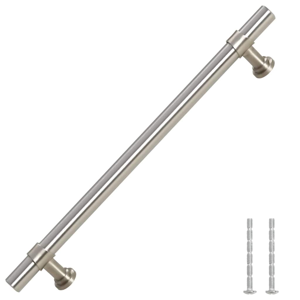 Cabinet Handles 10 pcs Silver 160 mm Stainless Steel