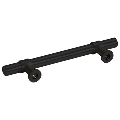 Cabinet Handles 10 pcs Black 96 mm Stainless Steel