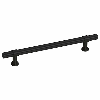 Cabinet Handles 10 pcs Black 128 mm Stainless Steel
