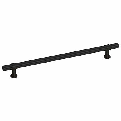 Cabinet Handles 5 pcs Black 192 mm Stainless Steel