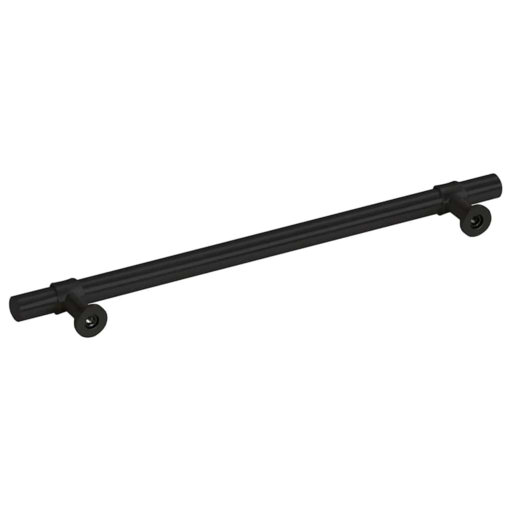 Cabinet Handles 5 pcs Black 192 mm Stainless Steel
