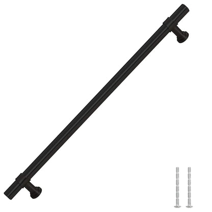 Cabinet Handles 5 pcs Black 224 mm Stainless Steel
