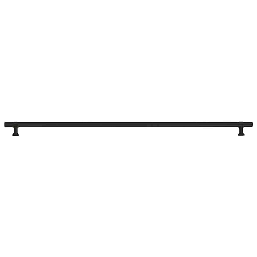 Cabinet Handles 5 pcs Black 480 mm Stainless Steel
