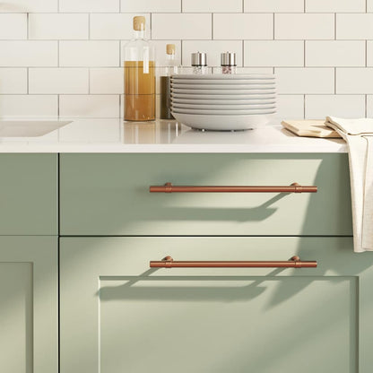 Cabinet Handles 5 pcs Bronze 224 mm Stainless Steel