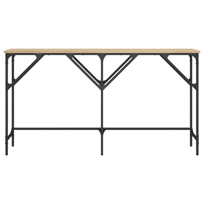 Console Table Sonoma Oak 140x29x75 cm Engineered Wood