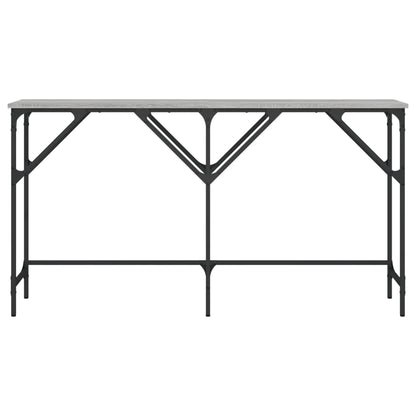 Console Table Grey Sonoma 140x29x75 cm Engineered Wood