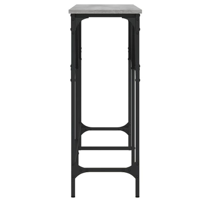 Console Table Grey Sonoma 140x29x75 cm Engineered Wood