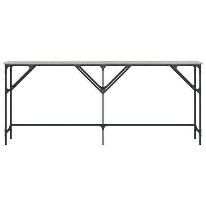 Console Table Grey Sonoma 180x29x75 cm Engineered Wood