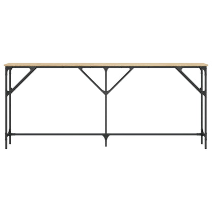 Console Table Sonoma Oak 180x23x75 cm Engineered Wood