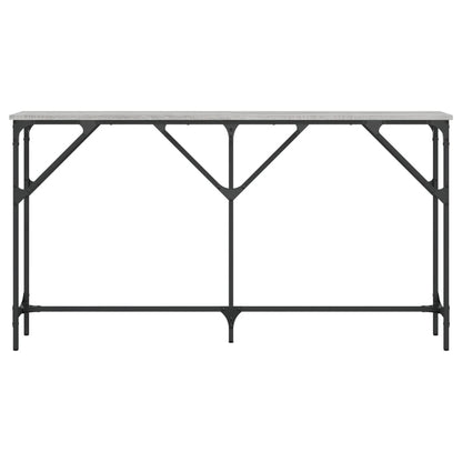 Console Table Grey Sonoma 140x23x75 cm Engineered Wood