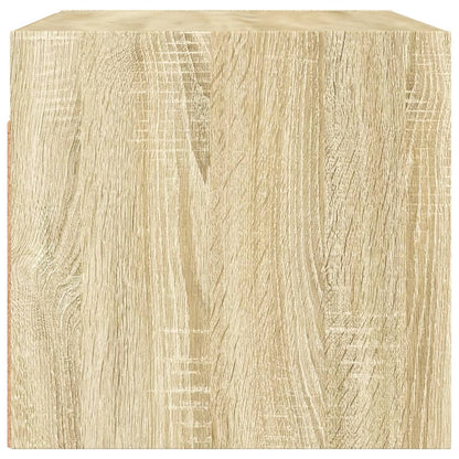 Wall Cabinets with Glass Doors 2 pcs Sonoma Oak 68.5x37x35 cm